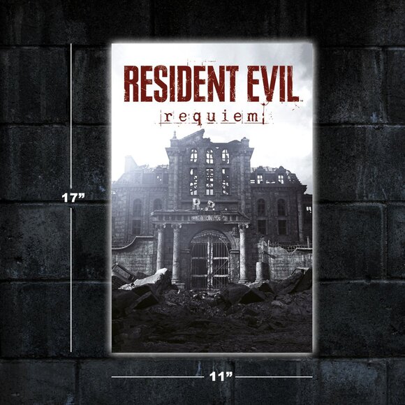 Other - Resident Evil 9 Requiem video game poster - 11x17 wall art print merch horror